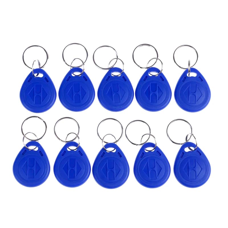 10Pcs TK4100 portachiavi 125KHZ RFID proximity id card token tag key fobs NFC
