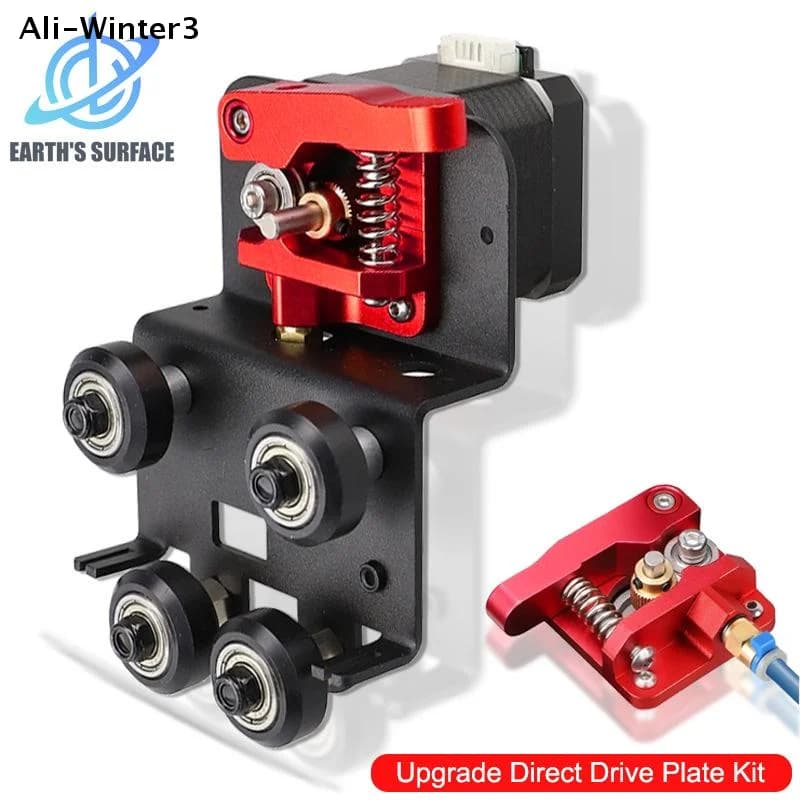 Kit di Aggiornamento in Metallo per Stampante 3D Ender-3, Adattatore per Estrusore Diretto per CR10 Ender 3