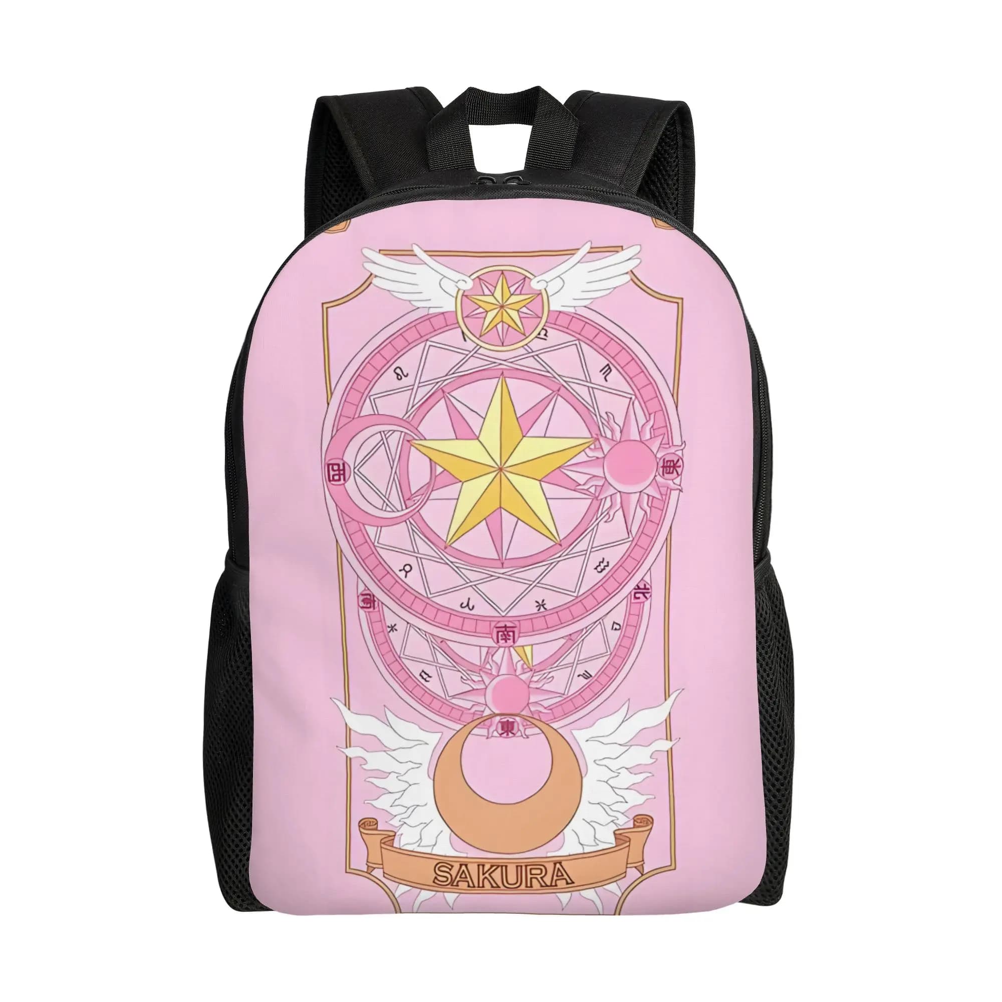 Zaino Solido Cardcaptor Sakura Bandai per il Ritorno a Scuola - Edizione Tarocchi Clow Card