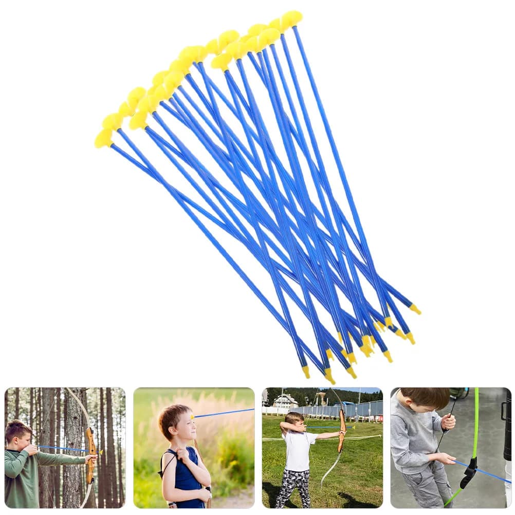 12Pcs Archery Practice Suction Training Arrows Safe Outdoor Game Arrows for Kids Practice Arrow Outdoor Arrow Game Toy