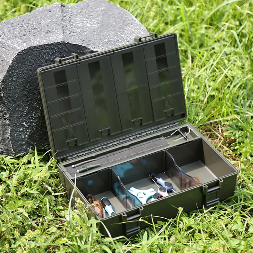 Carp Fishing Box Carp Hook Group Box Fishing Tackle Box Fishing Accessories Tool Storage Box Fishing Tackle Accessories