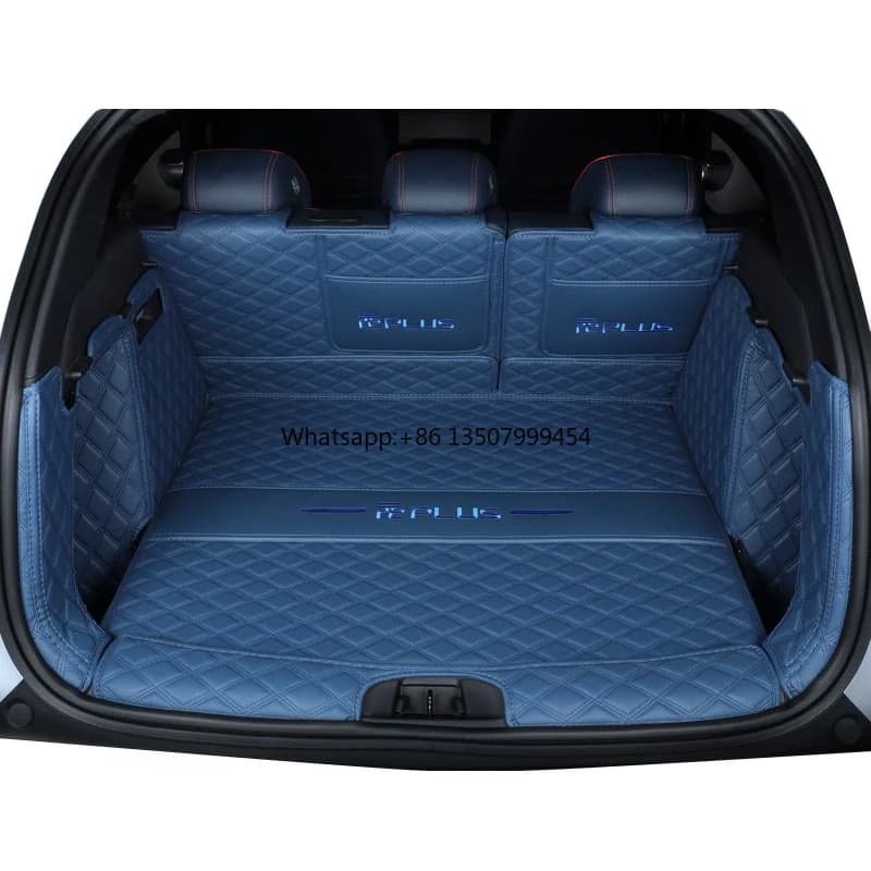 Styling PU Leather Car Floor Trunk Protection Mat for Byd Yuan Plus 2022 Car Interior Accessories Full Set Automotive Interior