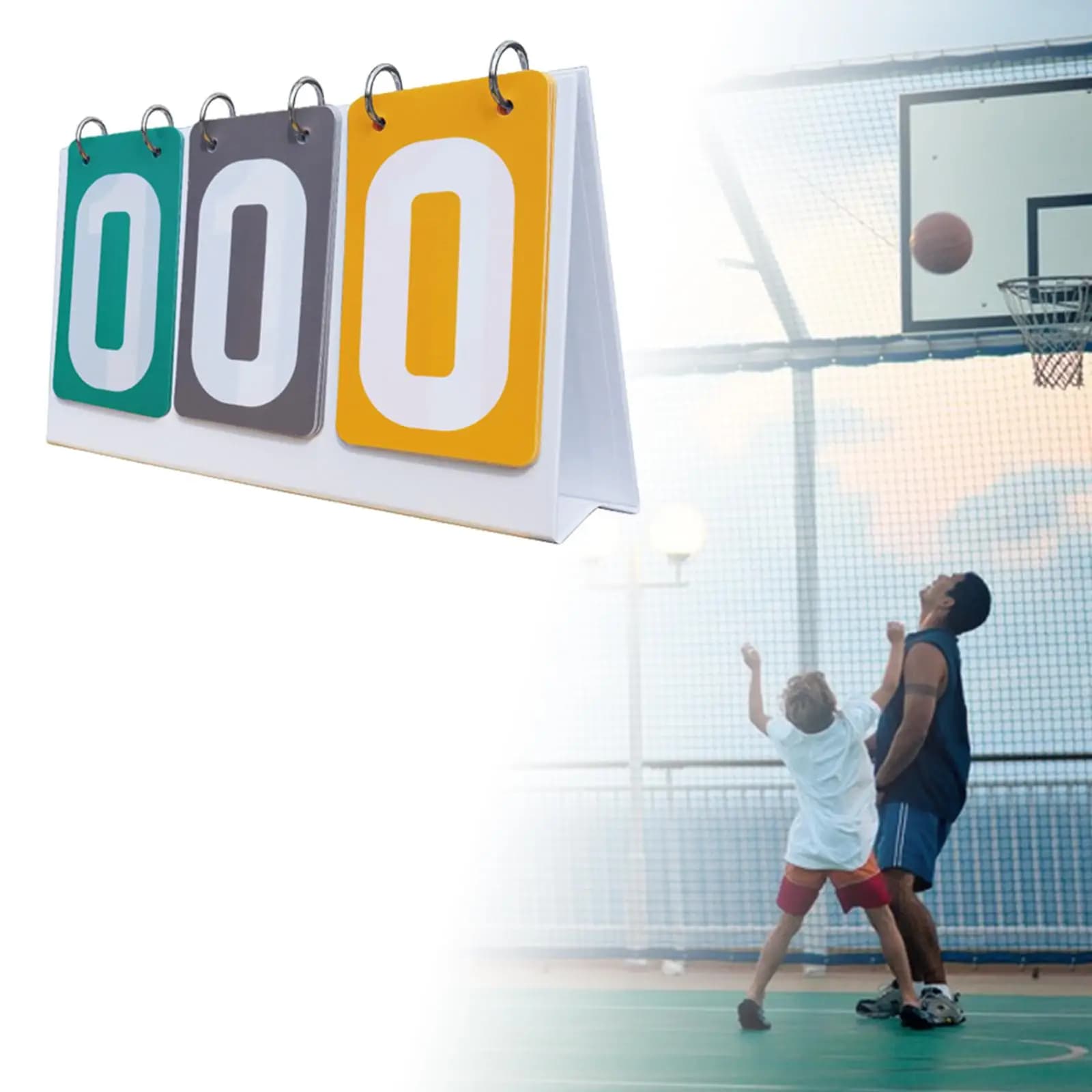 Tabellone segnapunti sportivo Punteggio da tavolo a 3 cifre per palla da basket