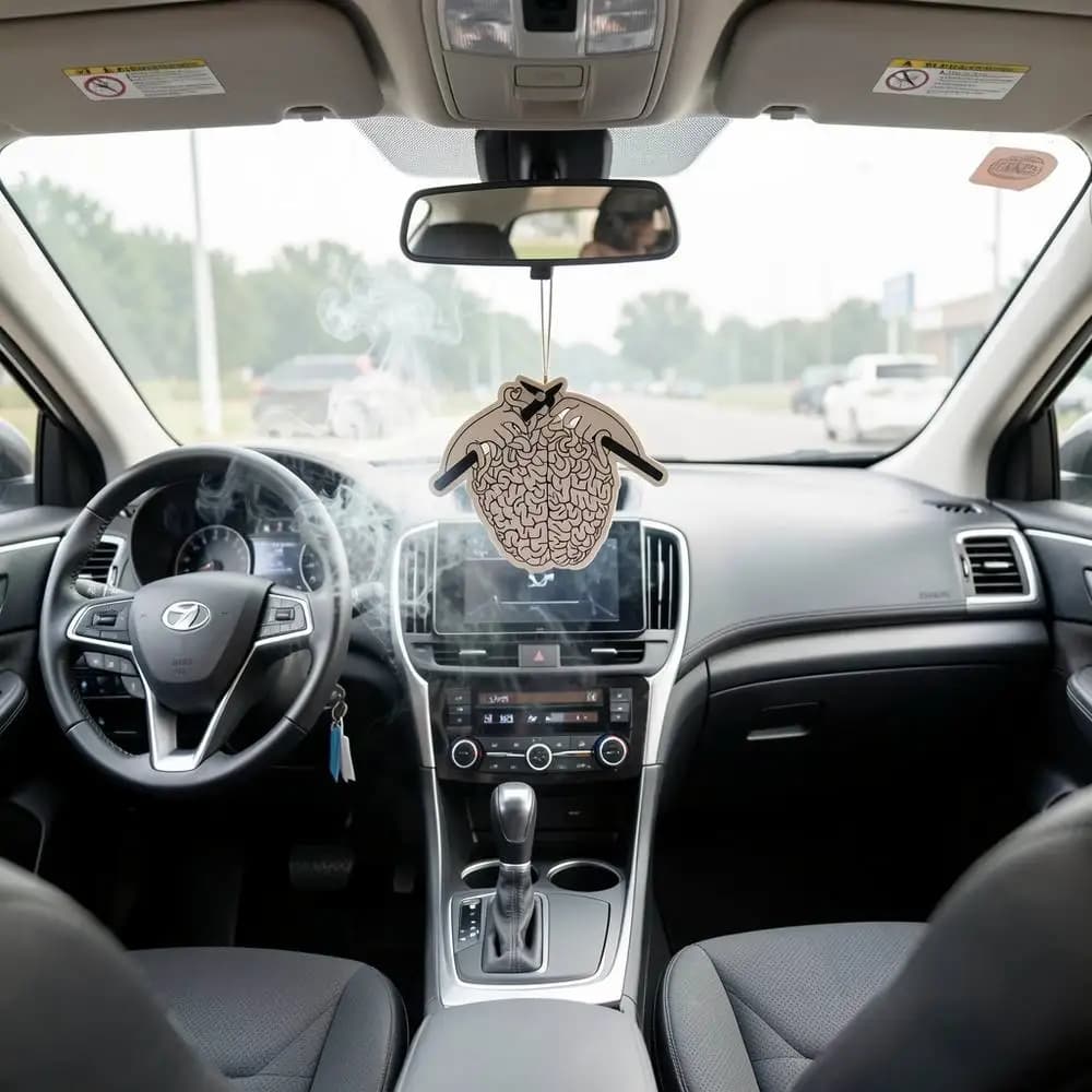 Paper Scent Strips for Car Air Freshener Sticky Back Adhesive Odor Elimination