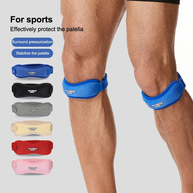 1 Pezzo Fascia per Tendine Rotulea, Supporto per Ginocchio, Stabilizzatore Rotuleo per Corsa, Escursionismo, Tennis, Salto, Artrite