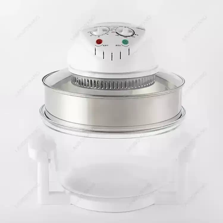 Glass Visual Air Fryer 17L Large Capacity Light Wave Furnace 110V 220V Household Cooking Oven
