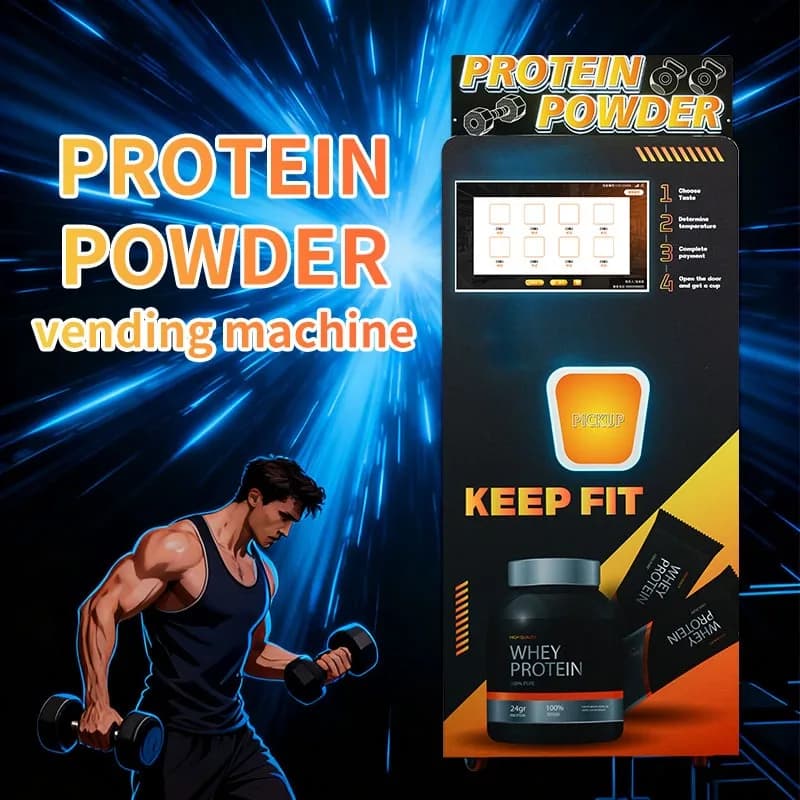 FL Customized Wholesale Payment System Protein Powder Vending Machine Protein Coffee Vending Machine Healthy Drinks