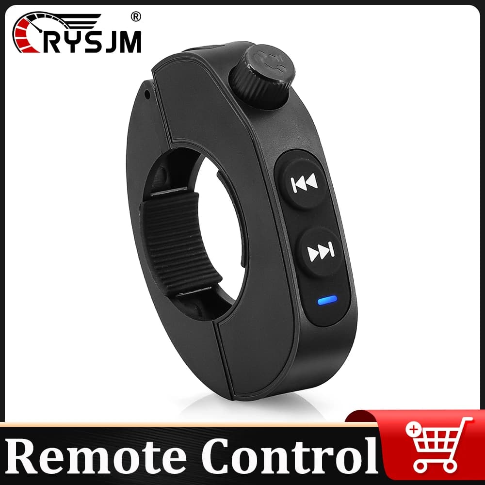 Telecomando intelligente wireless Gioca/Pausa Rispondi al telefono per radio DVD Navigazione GPS Volante per auto Moto Manubrio