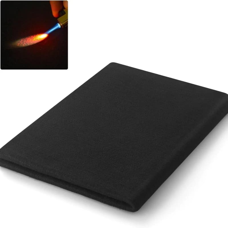 Coperta per saldatura resistente alle alte temperature fino a 1800 gradi ° Tappetino Ignifugo in Tessuto Resistente al Fuoco e alle Scintille per Saldatura