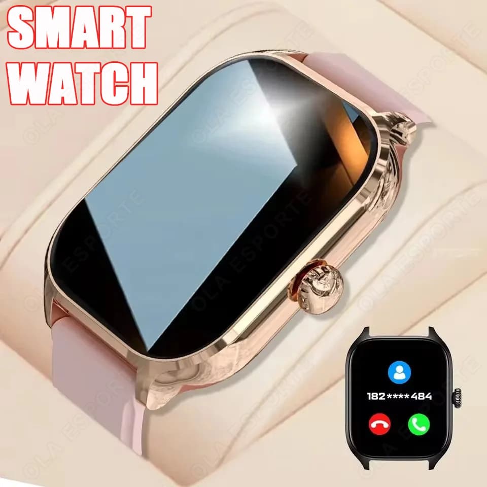 Smart Watch For Android IOS Watches 1.83inch HD Display BT Call Message Alert Music Sports Mode Smartwatch Men Women Gift Hw12