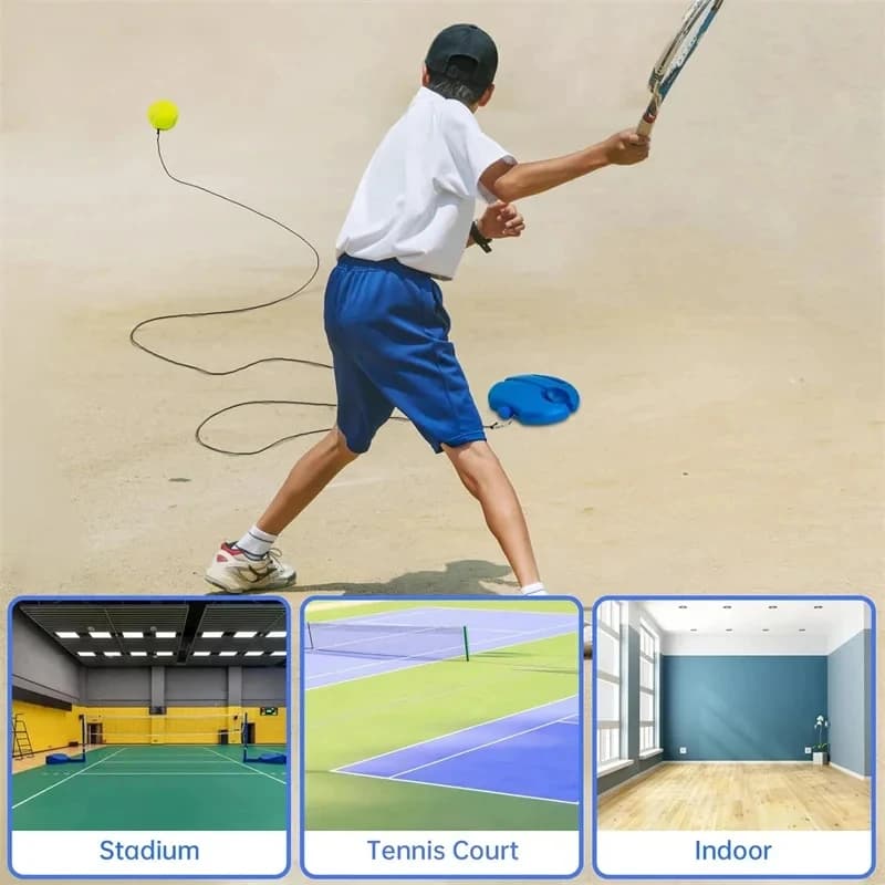 Palla da allenamento per tennis Allenatore da tennis Allenamento professionale Strumento primario Esercizio Autoapprendimento Palla da rimbalzo Esercizio da tennis indoor