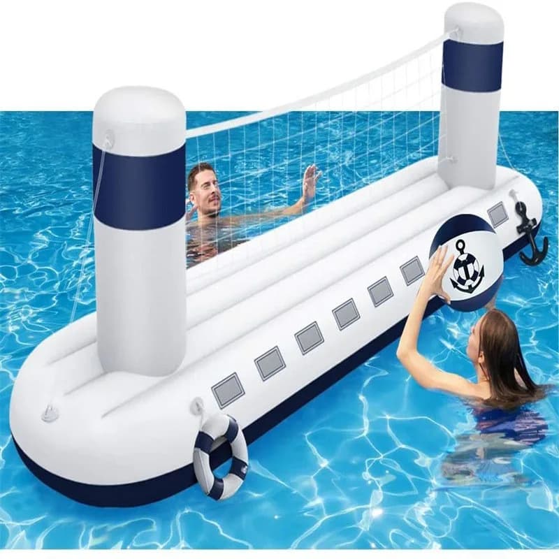 Gioco gonfiabile di pallavolo acquatica per adulti, giocattoli da lancio per piscina e spiaggia, intrattenimento sportivo