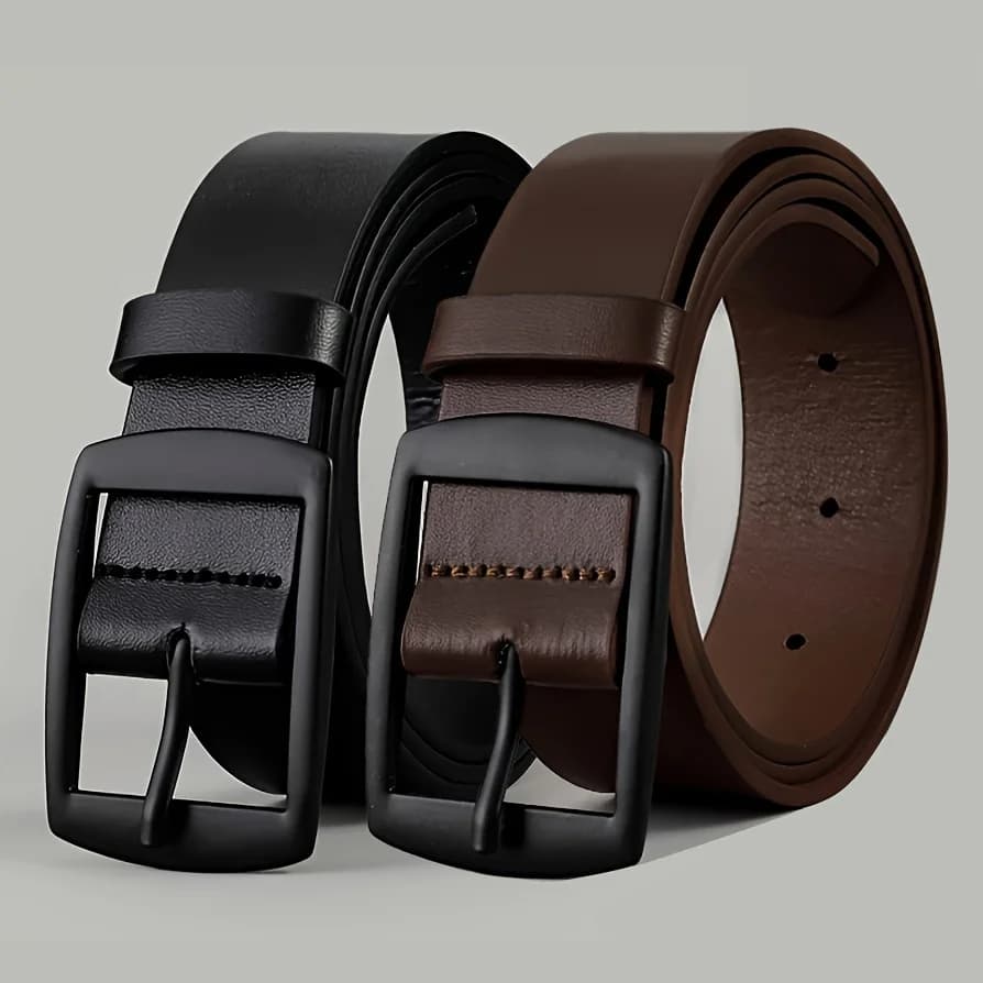 New Luxury Belt for Men PU Leather Belt Metal Ardill Buckle belt with high quality famous brand waist strap for jeans Strong cuts
