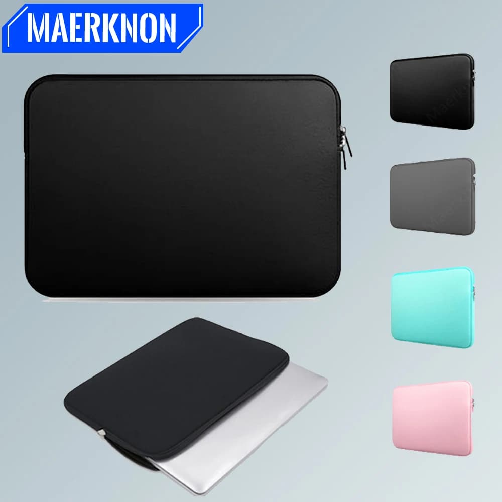 Borse per laptop portatili Borsa per laptop da 6-15,6 pollici Custodia morbida per notebook per MacBook Dell Custodia Cover in pelle Valigetta da viaggio d'affari