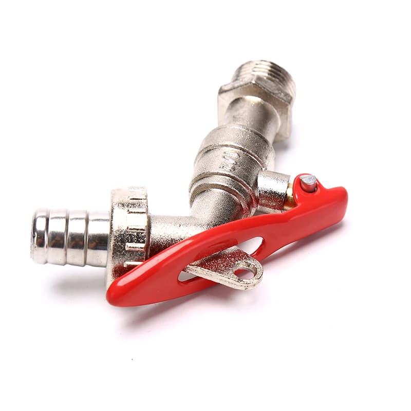 1/2 Inch Zinc Alloy Water Tap Lockable Faucet Garden Hose Faucet with Lock