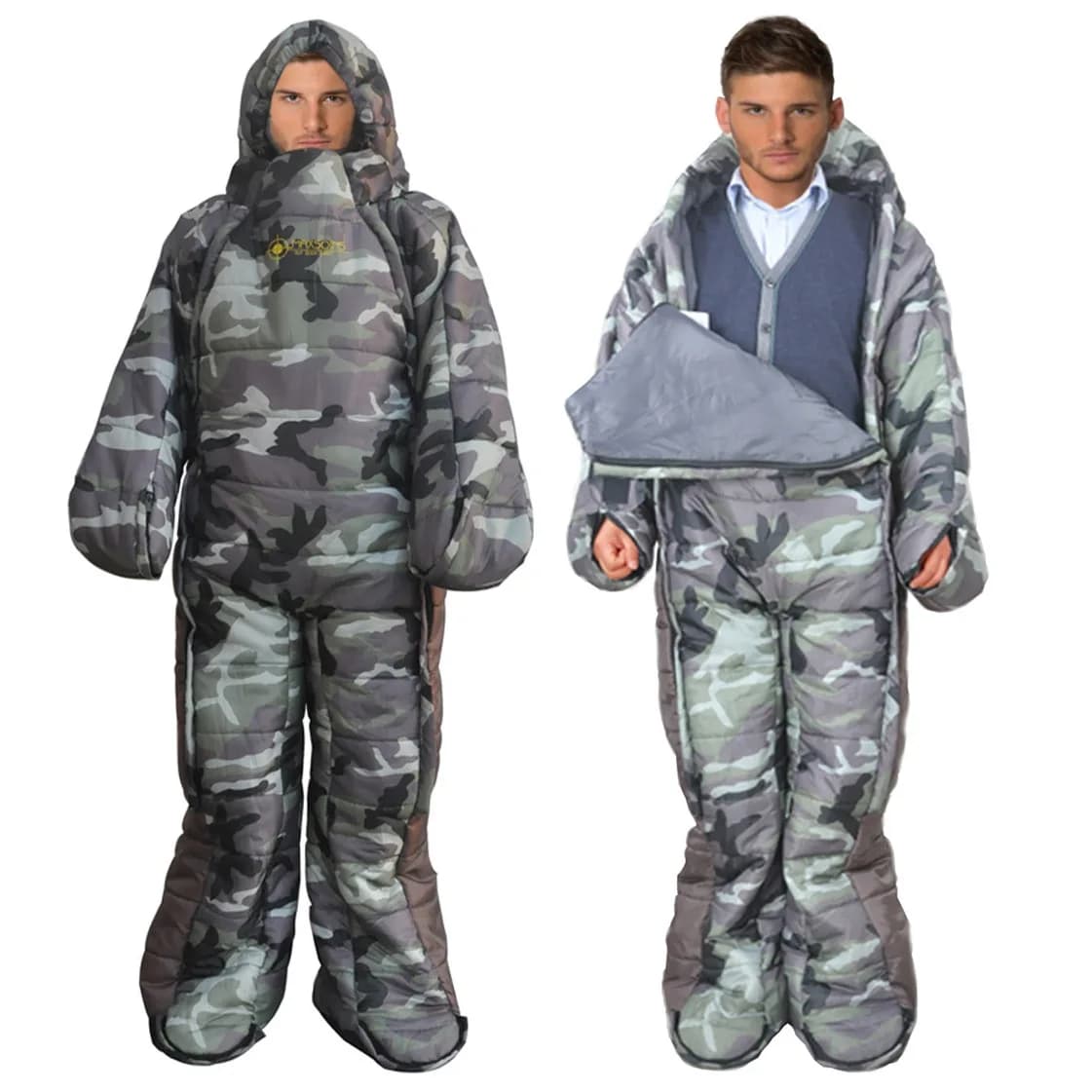 Pelo Umanoide Bag for Winter Camping, Portable, Ultralight, Hot, Adult Windproof