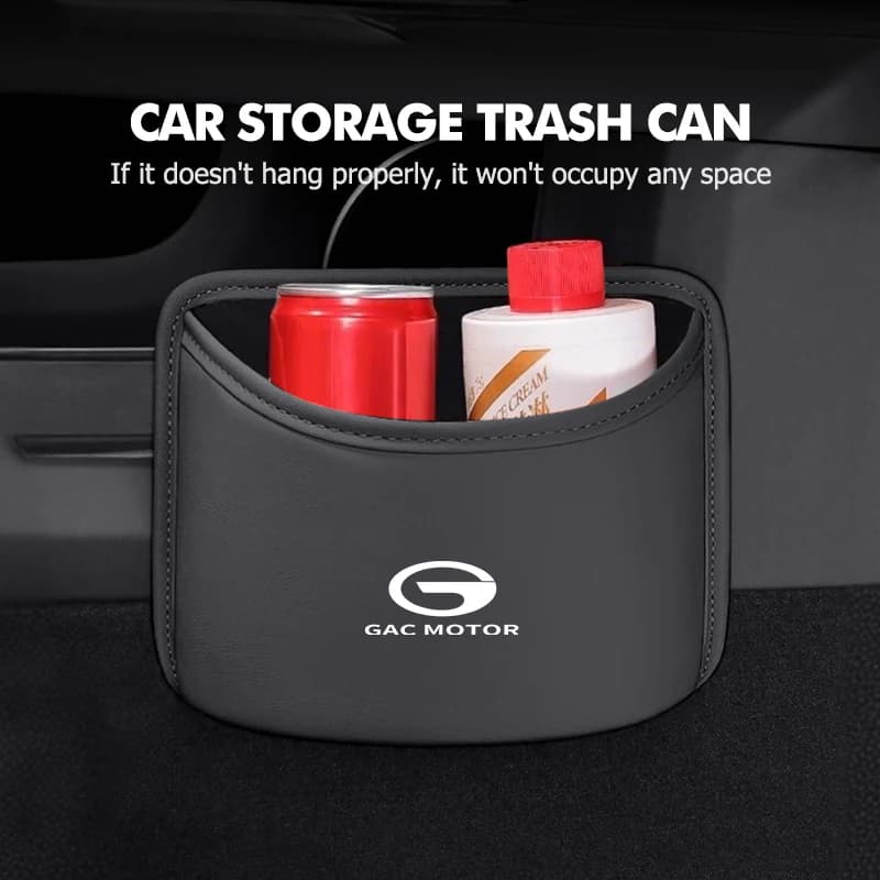 Car Trash Can Waste Rubbish Garbage Basket Organizer Storage Box For GAC MOTOR Trumpchi GE3 2016-2020 GS3 GS4 GS5 GS8 GA4 GA6