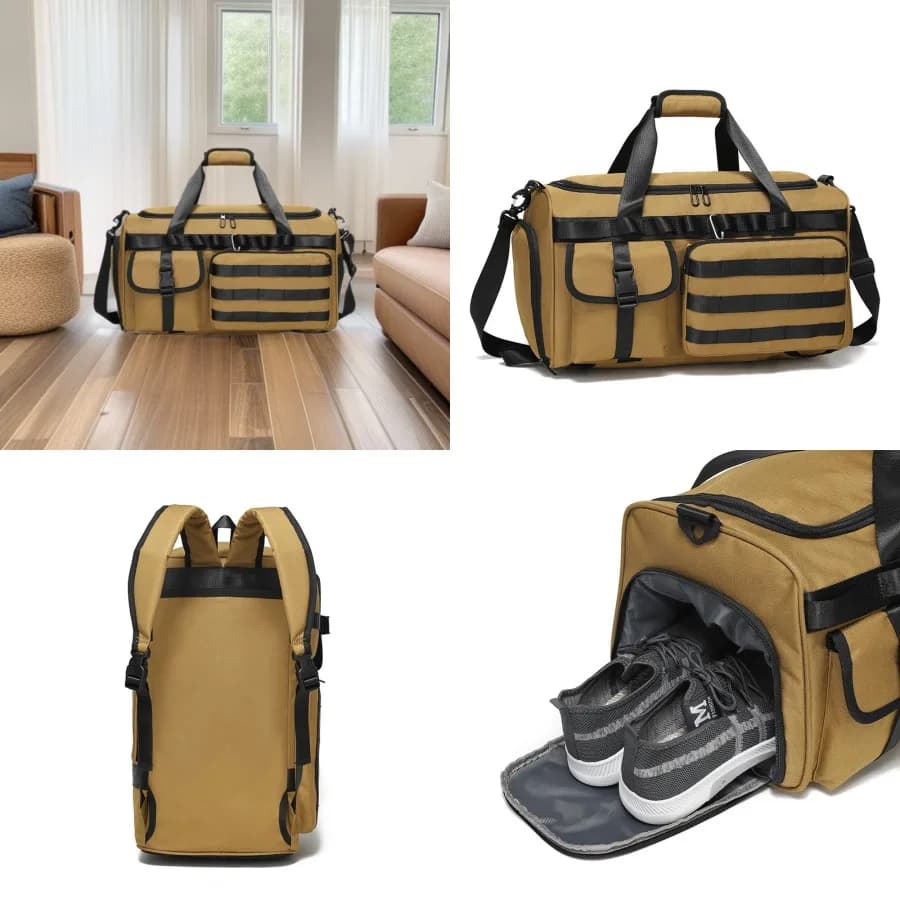 【Nuovo stile】Borsa tattica multifunzionale per il fitness del produttore originale, borsa da viaggio per esterni, borsa da viaggio, borsa a mano, zaino
