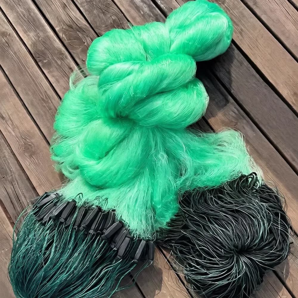 For Yaohui Three Layer Fishing Net Sinking Gill Mesh Nylon Trap Durable Heavy Bottom Weight Outdoor Catching Tool Supplies