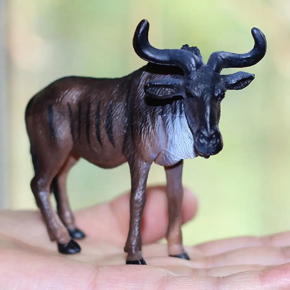 Set di 2 Animali Africani Realistici in Miniatura, Gioco Educativo per Bambini e Sviluppo Cognitivo