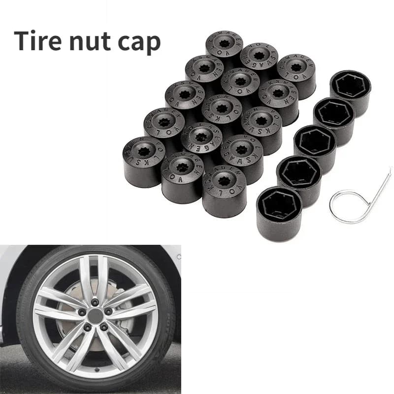 17 mm car tyre screws Outdoor protection accessories 20 pieces Car wheel covers Volkswagen VW Golf MK4