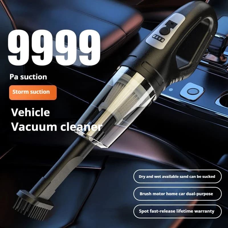 Nuovo aspirapolvere portatile per auto con aspirazione da 1800Pa grande aspirazione ricarica Wireless per auto domestica ad alta potenza forte piccolo grande schermo