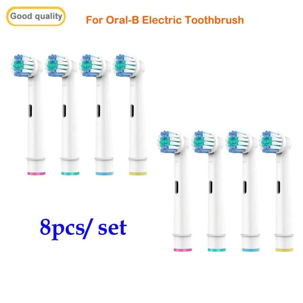 Testine di ricambio per spazzolino da 8 pezzi compatibili con testine per spazzolino elettrico professionale Oral-B Braun