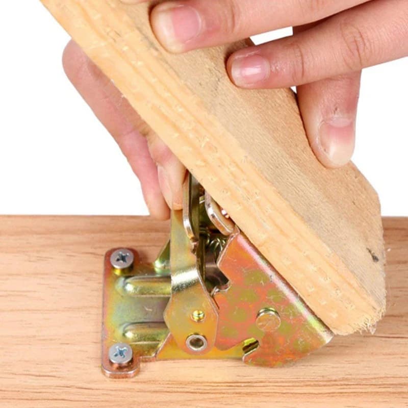 Staffe hardware per mobili pieghevoli da 90 gradi Piedi pieghevoli Cerniere Telaio di supporto Raccordi per gambe da tavolo Cerniera pieghevole autobloccante