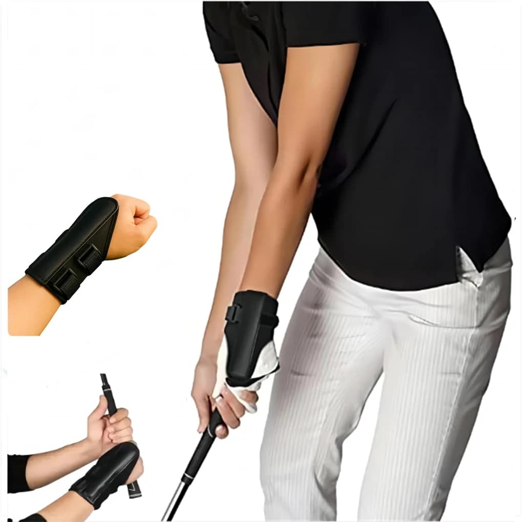 Nuovo supporto per altalena da golf Pro Power Band Tutore da polso liscio e facile da collegare Strumento di pratica per l'allineamento dei gesti dell'oscillazione dell'allenamento corretto