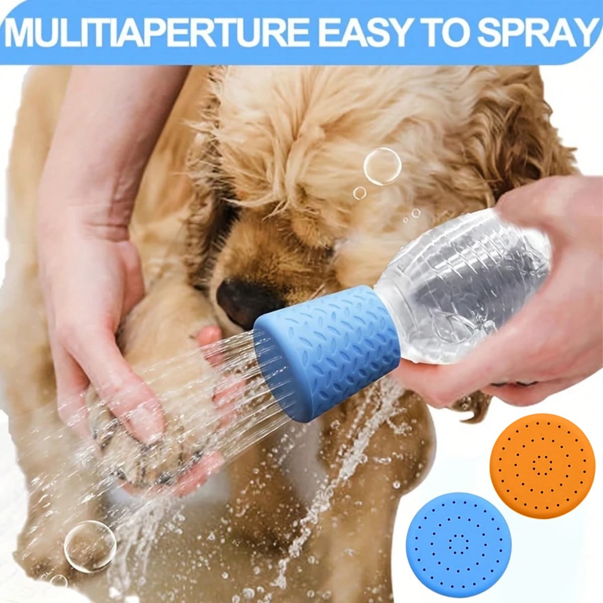 Durable Portable Multifunctional Dog Cleaning Nozzle Pet Bath Outdoor Water Dispenser Pet Grooming Accessories