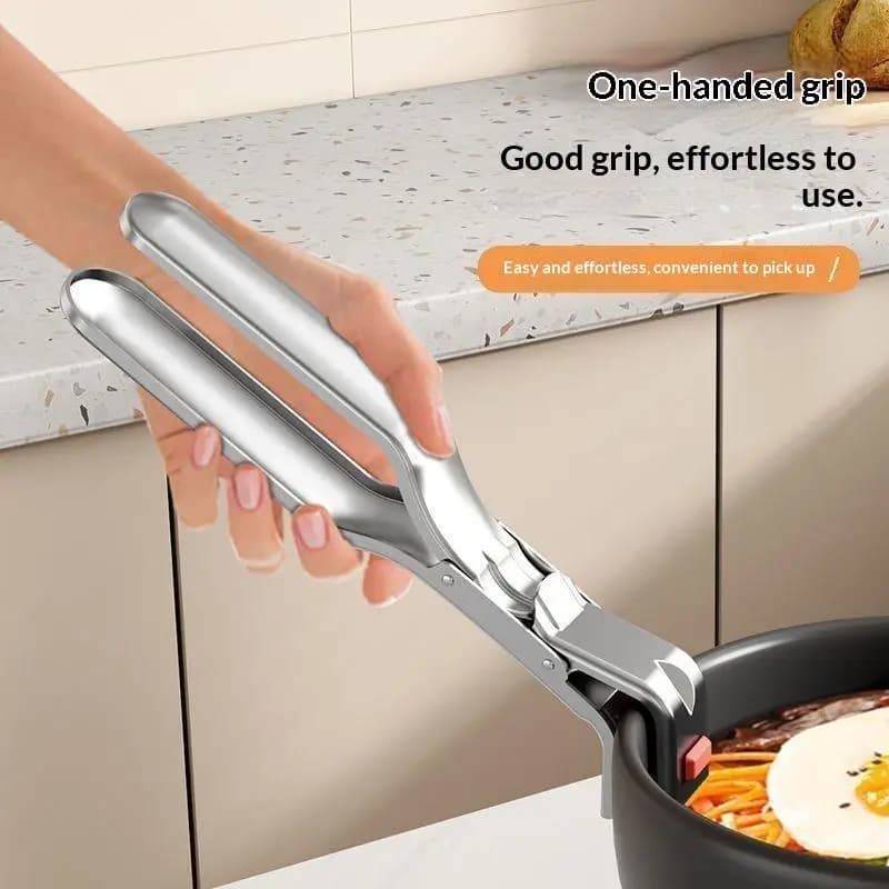 1Pc Air Fryer Dish Plate Retriever Tongs Anti Scalding Clip Hot Bowl Holder Dish Clamp Pot Pan Gripper Clip Kitchen Supplies