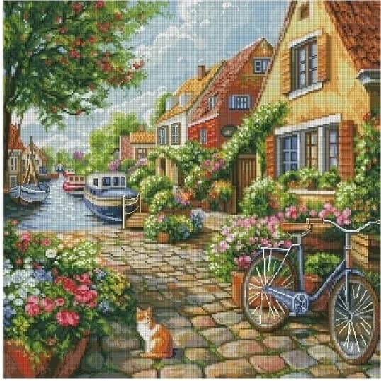 Cross Stitch set Cross Stitch Kits, Embroidery Sets, Knitting Needles Embroidery, Summer Splendor 50-50