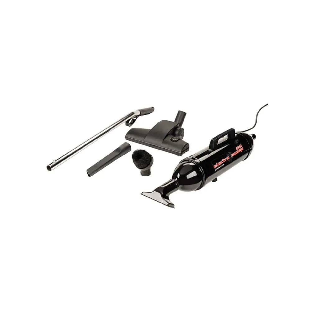 Aspirapolvere portatile compatto e potente, struttura in acciaio resistente, nero elegante (modello ES-105)