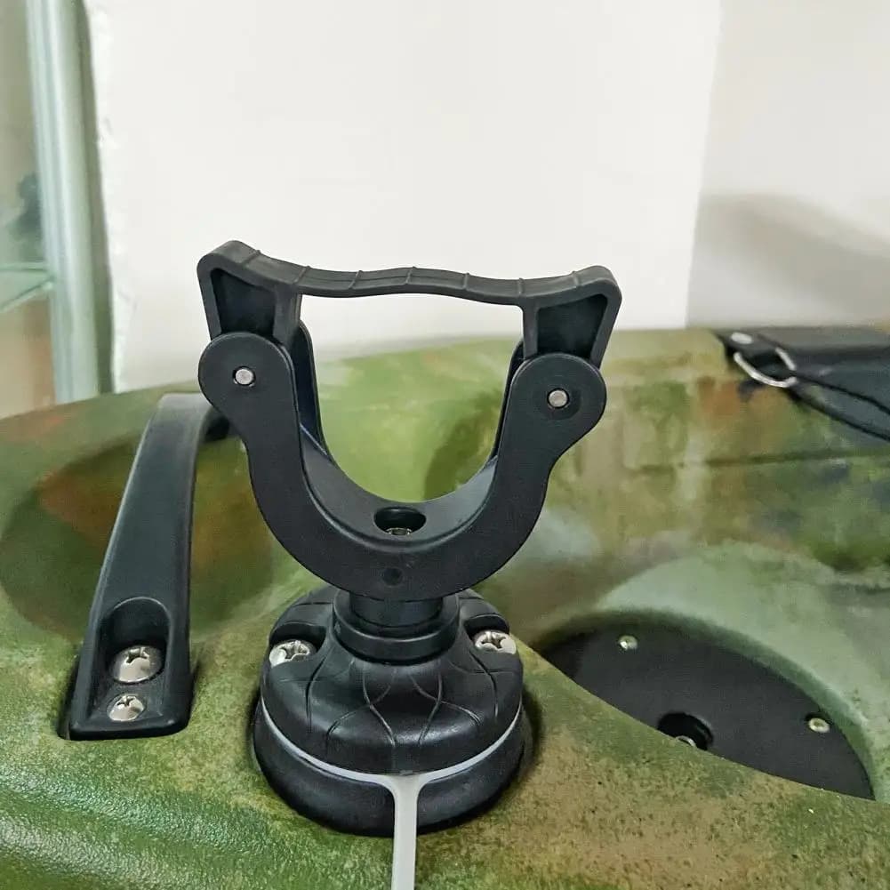 Supporto universale per pagaia da kayak, facile da installare, nero, solido, mini clip per pagaia da canoa, accessorio per kayak