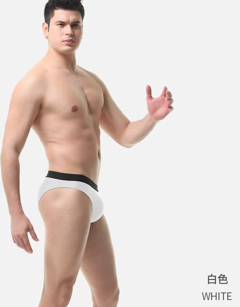 Intimo da uomo Slip da uomo in seta ghiacciata senza cuciture, traspiranti e ultra-sottili, freschi, morbidi e comodi per l'estate