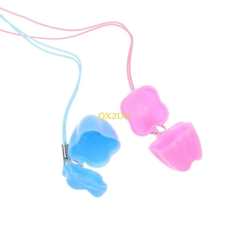 Casta stoccaggio dei denti per bambini QX2D Picty plastica per raccolta dei denti del latte e conservazione della