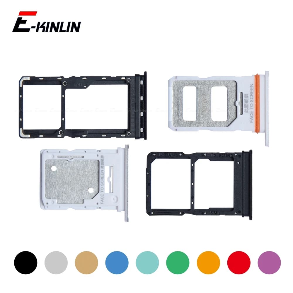 Scheda SIM Scheda Micro SD Vassoio Presa Supporto Slot Contenitore Connettore Adattatore Lettore Parti Per XiaoMi Poco X2 X3 NFC X4 Pro GT 5G