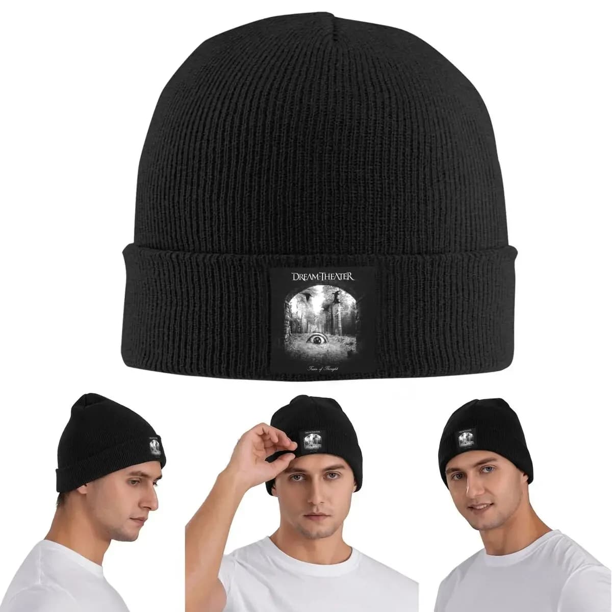 Dream Theater Warm Knitted Cap Winter Knit Bonnet Hat Skullies Beanies Hip Hop Caps for Unisex