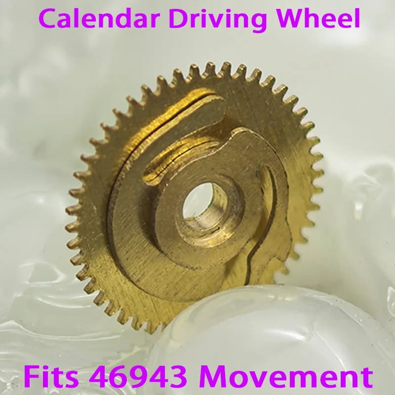 46943 Movement Calendar Driving Wheel Spare Fits Oriental Double Lion 46943 Movement Men Watch Repair Replace Parts
