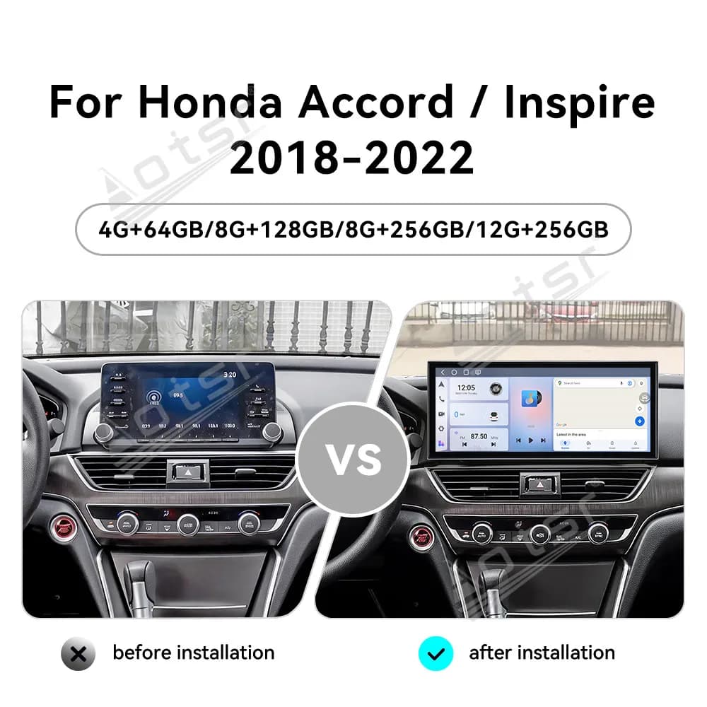 For Honda Accord Inspire 2018-2022 Android 15 15.8'' HD Car Radio Car Multimedia Video Player GPS Navigation Carplay Unit DSP BT