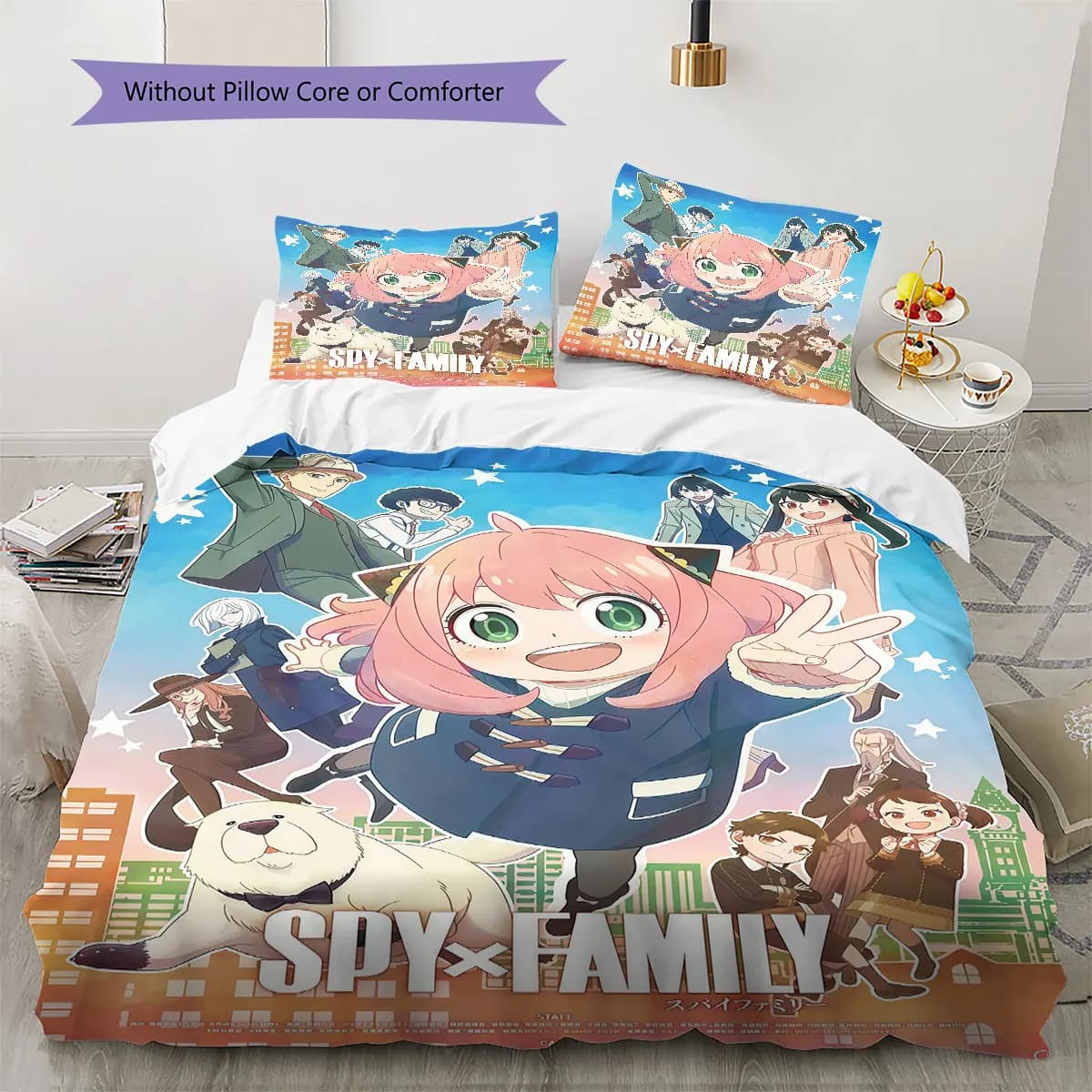 SPY FAMILY Comfor Duvet Cover Kid's Bedding Set,Extra Large Size Halloween Gifts Various Sizes Available -HE45