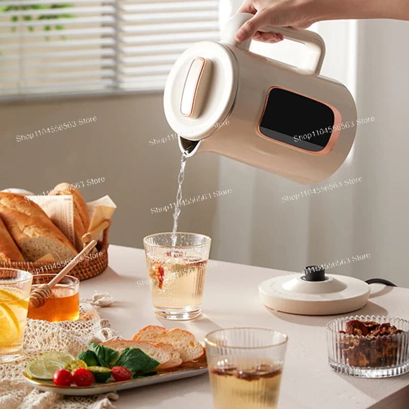 Bollitore elettrico da 1,5 litri 220V, in acciaio inossidabile 304 con mantenimento automatico della temperatura termostatico