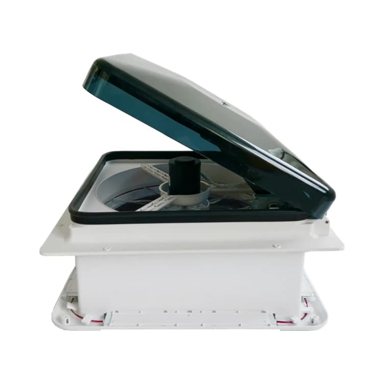 Ventilatore da Tetto Elettrico 12V per Camper, Motore per Ventilazione RV a Basso Profilo con Copertura per Furgoni Camperizzati