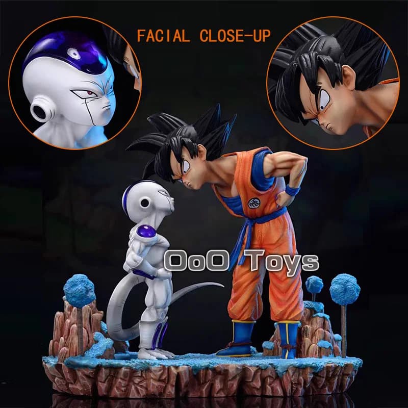Anime Dragon Ball Z Figura Goku Vs Frieza Figura Goku Figura PVC Frieza Modello da collezione Giocattoli Regali 13 cm/5,1 pollici