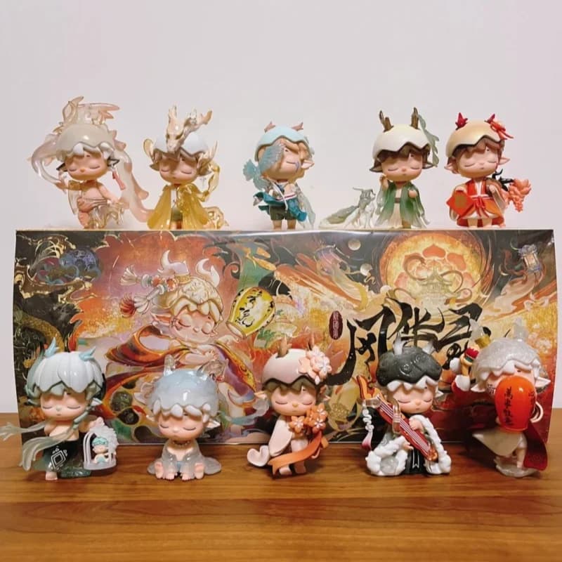 Hot Heyone Mimi Fenghua Record Series Blind Box Guess Bag Giocattoli originali Bambola Cute Anime Figure Desktop Ornamenti Collezione Regalo