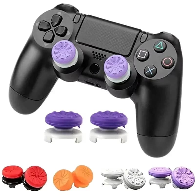 2 Pz/set Videogiochi Controller In Silicone Impugnatura Del Pollice Per PS4 PS5 Joystick Booster Cap Controller di Gioco Estensori Tappi Accessori