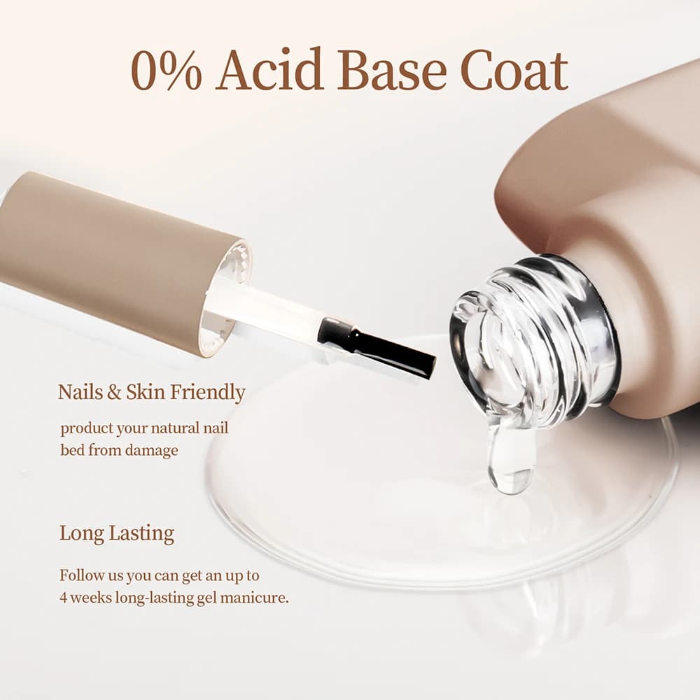 MAYCHAO 12ml Super Top Coat No Wipe per smalto gel Varnis Semi permanente opaco Top Nail Base in gomma spessa Strumenti per manicure