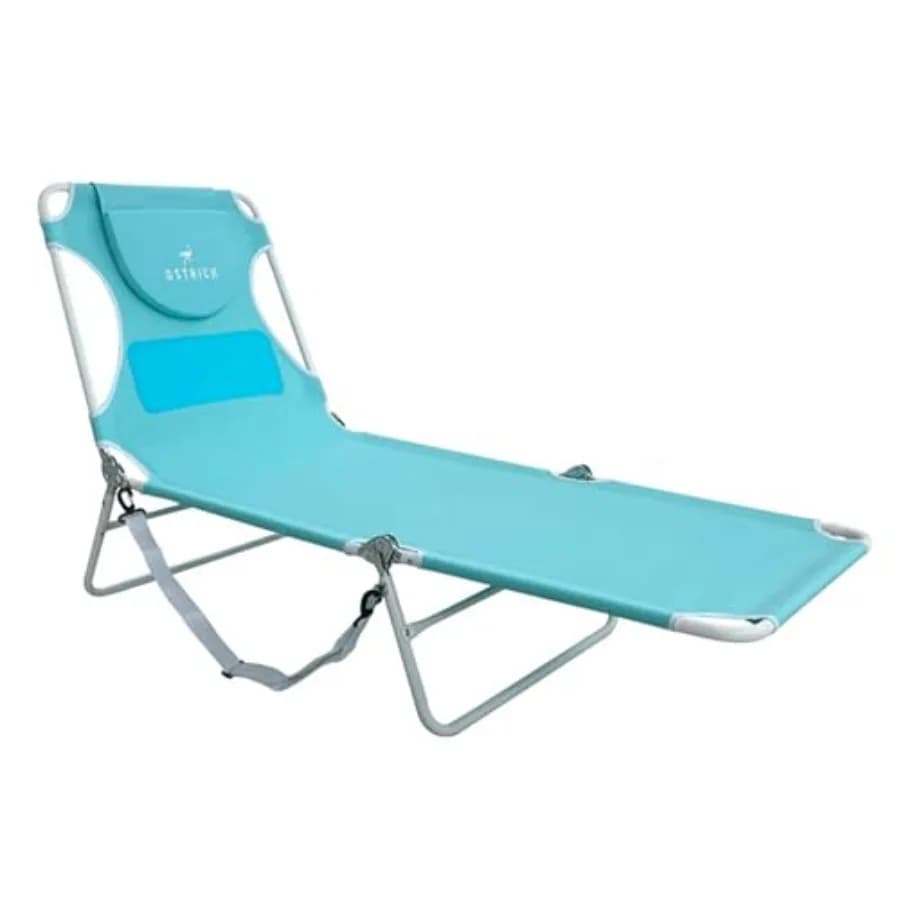 Sdraio Comfort per Donna con Supporto per il Torace, Pieghevole e Portatile, Reclinabile per Esterni, Patio, Spiaggia, Giardino, Campeggio, Piscina, Sedia Prendisole in A