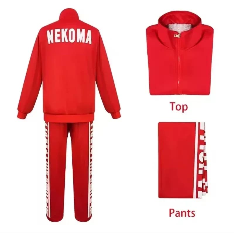 Haikyuu Cosplay Jacket Anime Volleyball Sportswear Karasuno Nekoma Aoba Johsai Fukurodani Inarizaki High School Uniform Costume