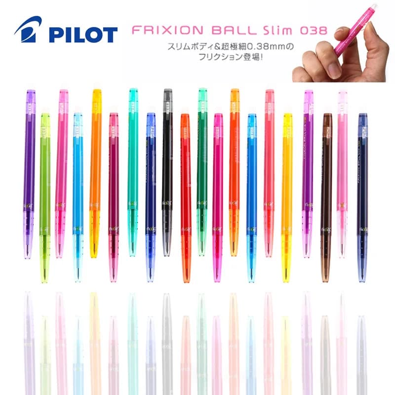1 pz Pilot FRIXION penna gel cancellabile LFBS-18UF studente libro a mano forniture per pittura 0.38mm accessori per ufficio cancelleria carina